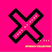 an image of a pink cross with the words x think my pink